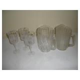 (2) PLASTIC PITCHERS