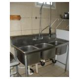 EAGLE TRIPLE BOWL STAINLESS STEEL SINK