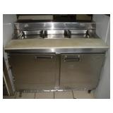 SUPERIOR 4FT STAINLESS STEEL PREP COOLER