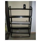 5 SHELF METAL DISPLAY RACK 36 X 16 X 55 INCH