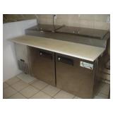 AVANTCO 6FT STAINLESS STEEL PREP COOLER