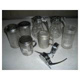 SUGAR SHAKERS & SYRUP PITCHERS