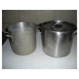 ALUM. & STAINLESS STEEL STOCK POTS