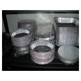 ALUMINUM SERVING CONTAINERS