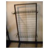 METAL DISPLAY RACK 25X16X57
