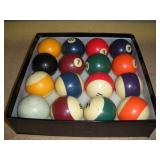 COMPLETE SET OF POOL BALLS