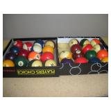 ASSORTED POOL BALLS