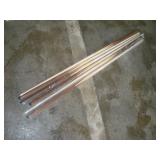 (6) NEW COMMERCIAL POOL CUES