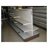 16 1/2 FT DOUBLE SIDED GONDOLA SHELVING