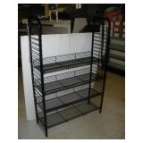 METAL DISPLAY RACK 38X13X56