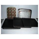 ASSORTED BAKING SHEETS LARGEST 14IN
