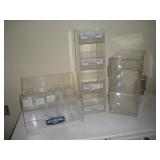 CLEAR PLASTIC DISPLAY CASES
