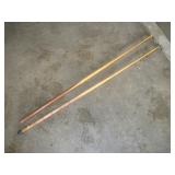 (2) COMMERCIAL POOL CUE BRIDGES