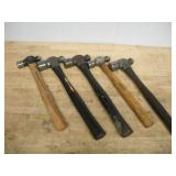 (5) BALL PEEN HAMMERS STANELY & OTHERS