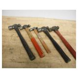 (5) BALL PEEN HAMMERS