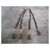 (2) 10FT DOUBLE LEG POLYESTER SLINGS