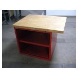 LYON 3FT BUTCHER BLOCK TOP WORK STATION W/