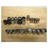 ARMSTRONG CRAFTSMAN & PROTO 1/2IN DRIVE SOCKETS