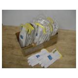 (13 PAIR) MEDIUM ENDURA LEATHER WORK GLOVES