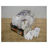 (24 PAIR) XSMALL ENDURA LEATHER WORK GLOVES
