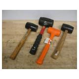 (4) MALLETS & DEAD BLOWS PROTO & OTHERS