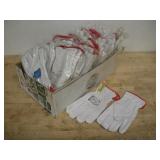 (22 PAIR) SMALL ENDURA LEATHER WORK GLOVES