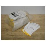 (15 PAIR) XXXLARGE PIP LEATHER WORK GLOVES