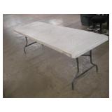 8FT FOLDING PLASTIC TABLE