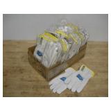 (24 PAIR) MEDIUM ENDURA LEATHER WORK GLOVES