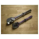 GRAY 3/8 AND 1/2 IN DRIVE RATCHETS