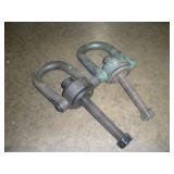 (2) 8X10IN LIFTING CLEVICES  1 3/4 IN BOLT
