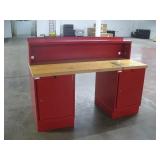 LISTA 6FT BUTCHER BLOCK TOP WORK STATION W/