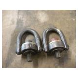 (2) 5X6IN LIFTING CLEVICES 7/8 BOLT