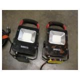 (2) BAYCO LED WORK LIGHTS W/ MAGNETIC BASE