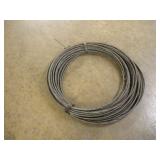 PARTIAL ROLLS OF 1/4IN THICK WIRE ROPE
