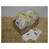 (24 PAIR) MEDIUM ENDURA LEATHER WORK GLOVES