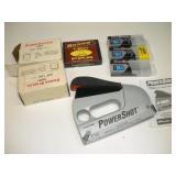 POWERSHOT STAPLE GUN AND STAPLES