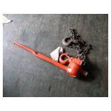 CM 3/4 TON RATCHETING CHAIN WINCH