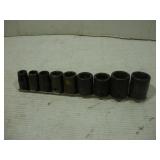 SNAP-ON 1/2IN DRIVE SOCKET SET 1/2 TO 1 1/8