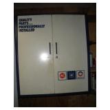 GM AC-DELCO 2 DOOR METAL CABINET W/ KEYS