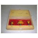 JOINTECH 3PC MINI RAISED PANEL SHAPER BIT SET