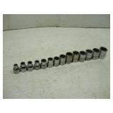 SNAPON 3/8 DRIVE METRIC SOCKET SET 3 TO 19MM