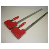 (2) BESSEY 2 FT BAR CLAMPS 3IN JAW