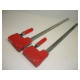 (2) BESSEY 2 FT BAR CLAMPS 3IN JAW