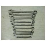 HUSKEY SAE COMBINATION WRENCH SET 1/4 TO 3/4