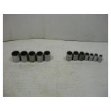 SK 1/2 IN DRIVE ASSORTED SOCKETS