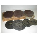 50 GRIT AND 120 GRIT SANDING DISCS AND WHEELS
