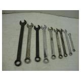 SNAP-ON COMBINATION WRENCH SET 3/8 TO 7/8