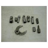 ASSORTED SNAP-ON 3/8 DRIVE SOCKETS AND ADAPT