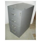 TENNSCO 4 DROWER TOOL CABINET W/ KEY